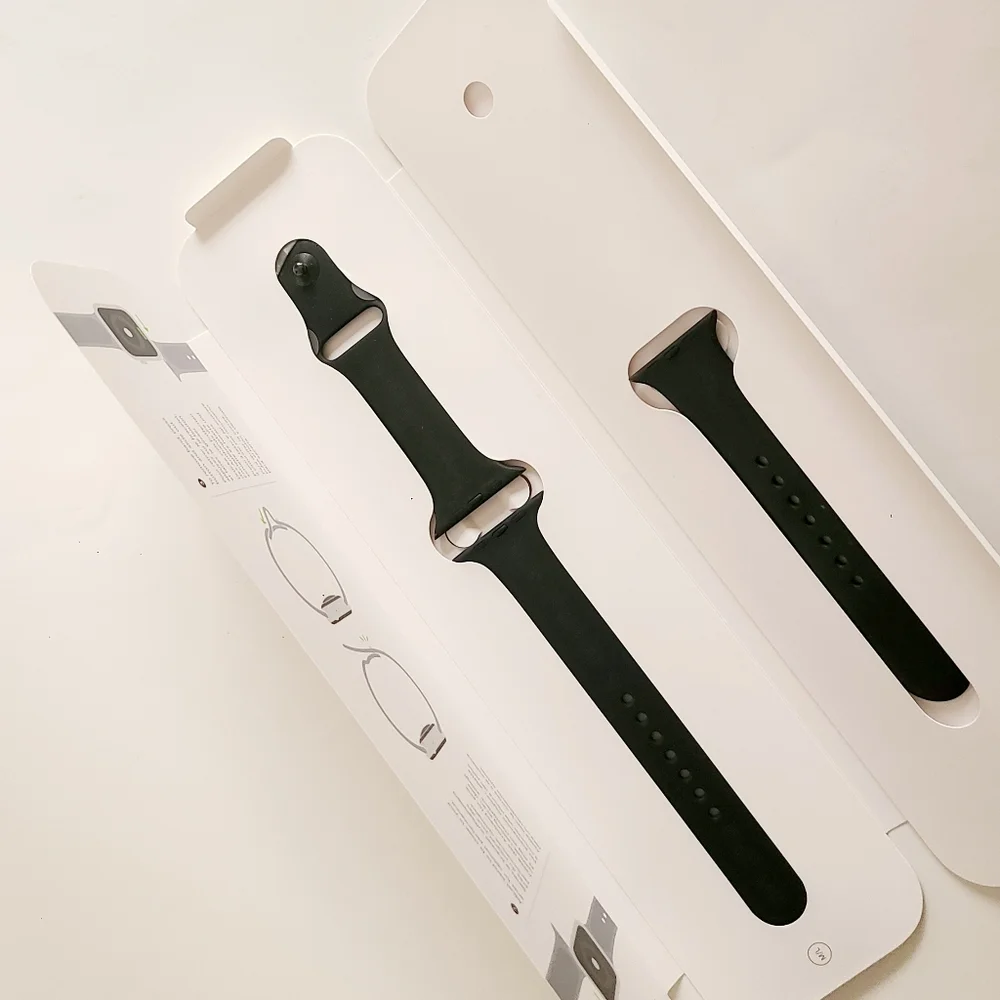 Apple Watch 45mm Graphite Band stainless steel pin